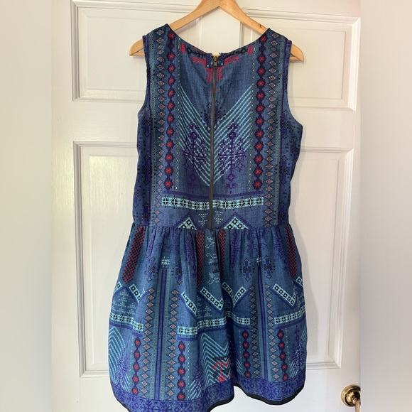 Lightweight Summer Dress with Zip Back and Light Embroidered Detail - Picture 2 of 5